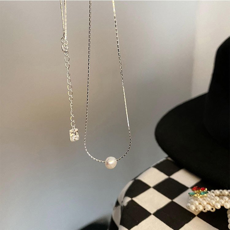 Zarte Perlen-Halskette aus 925 Sterling Silber – Minimalistische Eleganz – Bild 6