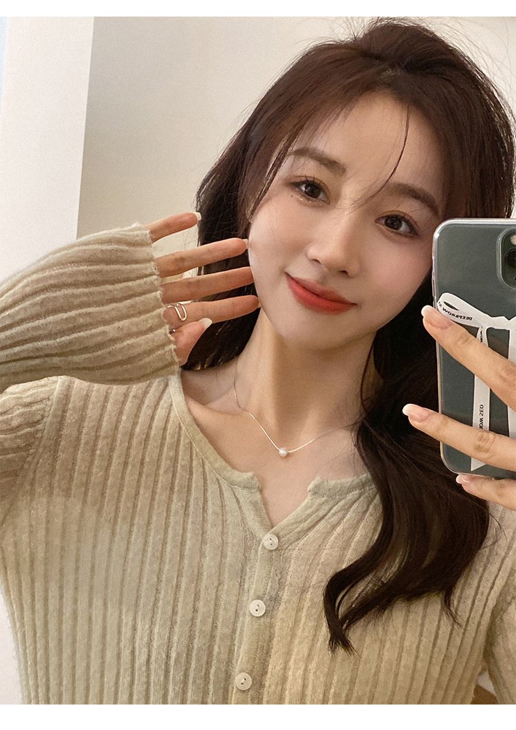 Zarte Perlen-Halskette aus 925 Sterling Silber – Minimalistische Eleganz – Bild 4